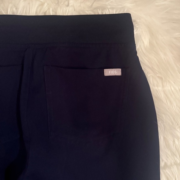 FIGS Elastic Waist Drawstring Jogger Scrub Pants in Navy Size XXS - Picture 11 of 13